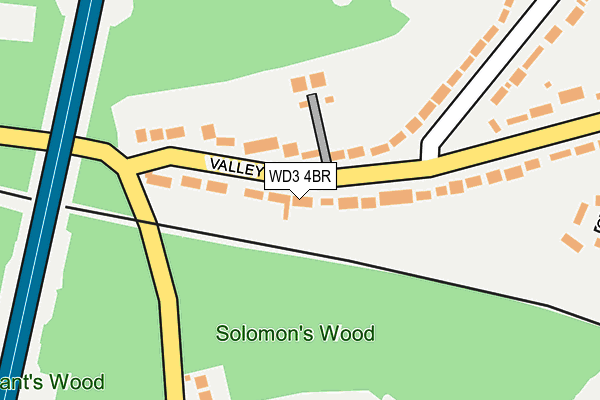 WD3 4BR map - OS OpenMap – Local (Ordnance Survey) WD3 4BR map - OS OpenMap – Local (Ordnance Survey)