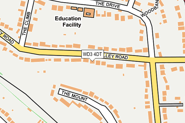 WD3 4DT map - OS OpenMap – Local (Ordnance Survey) WD3 4DT map - OS OpenMap – Local (Ordnance Survey)