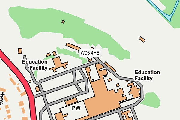 WD3 4HE map - OS OpenMap – Local (Ordnance Survey) WD3 4HE map - OS OpenMap – Local (Ordnance Survey)