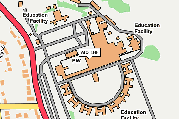 WD3 4HF map - OS OpenMap – Local (Ordnance Survey) WD3 4HF map - OS OpenMap – Local (Ordnance Survey)
