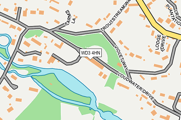 WD3 4HN map - OS OpenMap – Local (Ordnance Survey) WD3 4HN map - OS OpenMap – Local (Ordnance Survey)