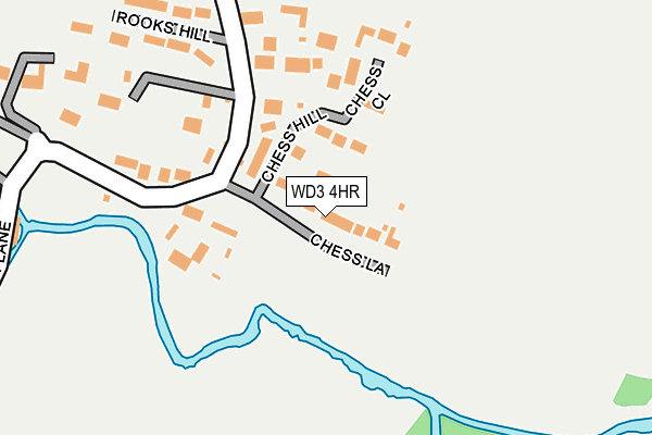 WD3 4HR map - OS OpenMap – Local (Ordnance Survey) WD3 4HR map - OS OpenMap – Local (Ordnance Survey)