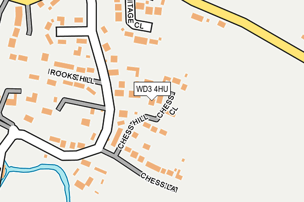 WD3 4HU map - OS OpenMap – Local (Ordnance Survey) WD3 4HU map - OS OpenMap – Local (Ordnance Survey)