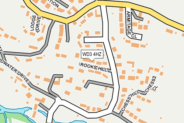 WD3 4HZ map - OS OpenMap – Local (Ordnance Survey) WD3 4HZ map - OS OpenMap – Local (Ordnance Survey)