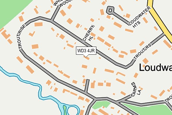 WD3 4JR map - OS OpenMap – Local (Ordnance Survey) WD3 4JR map - OS OpenMap – Local (Ordnance Survey)
