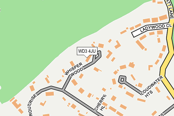 WD3 4JU map - OS OpenMap – Local (Ordnance Survey) WD3 4JU map - OS OpenMap – Local (Ordnance Survey)