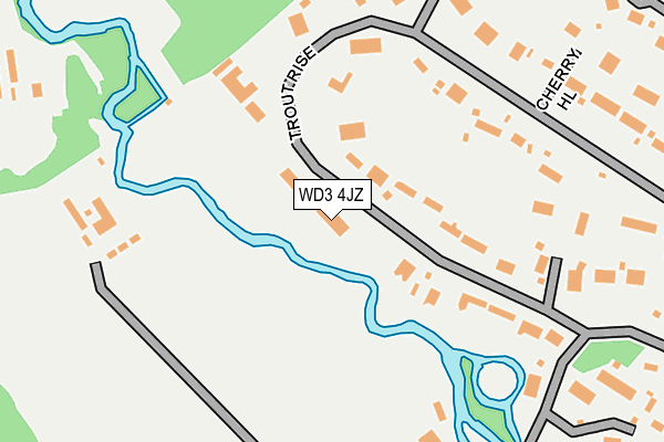 WD3 4JZ map - OS OpenMap – Local (Ordnance Survey) WD3 4JZ map - OS OpenMap – Local (Ordnance Survey)