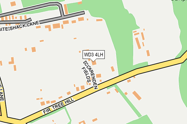 WD3 4LH map - OS OpenMap – Local (Ordnance Survey) WD3 4LH map - OS OpenMap – Local (Ordnance Survey)