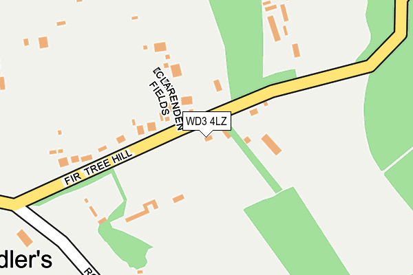 WD3 4LZ map - OS OpenMap – Local (Ordnance Survey) WD3 4LZ map - OS OpenMap – Local (Ordnance Survey)