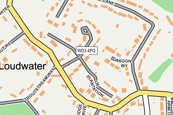 WD3 4PQ map - OS OpenMap – Local (Ordnance Survey) WD3 4PQ map - OS OpenMap – Local (Ordnance Survey)