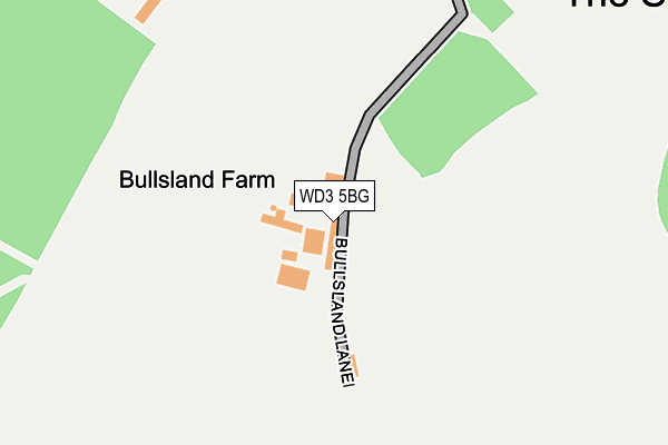 WD3 5BG map - OS OpenMap – Local (Ordnance Survey) WD3 5BG map - OS OpenMap – Local (Ordnance Survey)