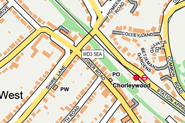 WD3 5EA map - OS OpenMap – Local (Ordnance Survey) WD3 5EA map - OS OpenMap – Local (Ordnance Survey)