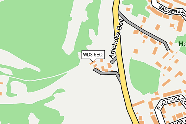 WD3 5EQ map - OS OpenMap – Local (Ordnance Survey) WD3 5EQ map - OS OpenMap – Local (Ordnance Survey)