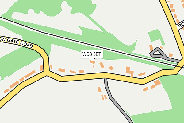 WD3 5ET map - OS OpenMap – Local (Ordnance Survey) WD3 5ET map - OS OpenMap – Local (Ordnance Survey)