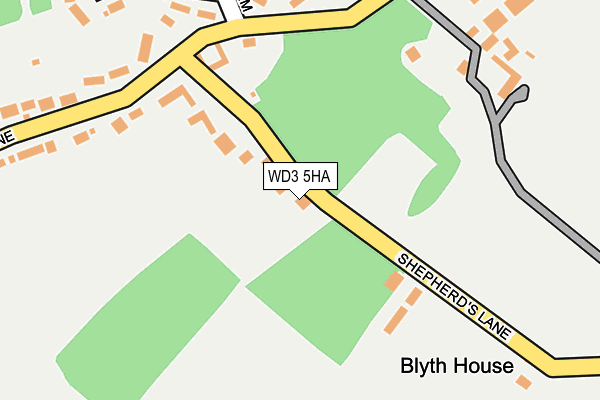 WD3 5HA map - OS OpenMap – Local (Ordnance Survey) WD3 5HA map - OS OpenMap – Local (Ordnance Survey)