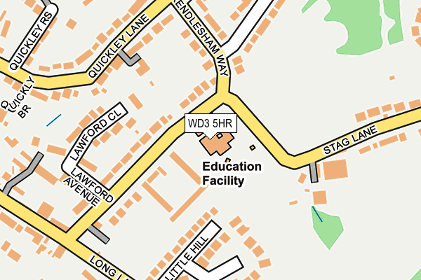 WD3 5HR map - OS OpenMap – Local (Ordnance Survey) WD3 5HR map - OS OpenMap – Local (Ordnance Survey)