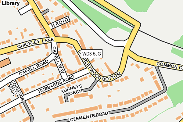 WD3 5JG map - OS OpenMap – Local (Ordnance Survey) WD3 5JG map - OS OpenMap – Local (Ordnance Survey)