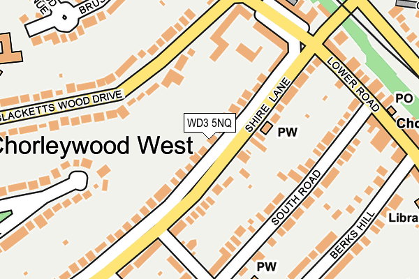 WD3 5NQ map - OS OpenMap – Local (Ordnance Survey) WD3 5NQ map - OS OpenMap – Local (Ordnance Survey)