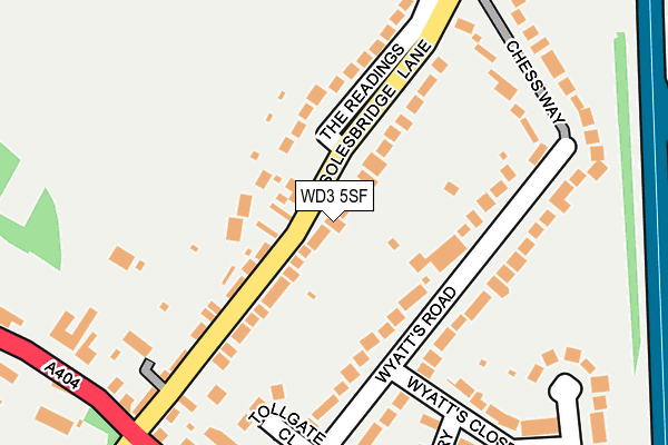WD3 5SF map - OS OpenMap – Local (Ordnance Survey) WD3 5SF map - OS OpenMap – Local (Ordnance Survey)