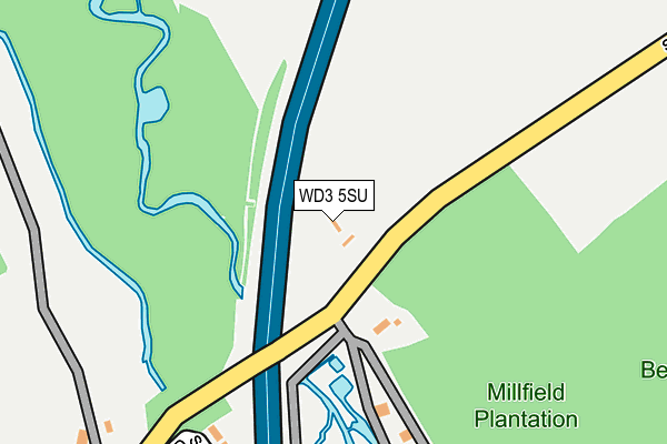 WD3 5SU map - OS OpenMap – Local (Ordnance Survey) WD3 5SU map - OS OpenMap – Local (Ordnance Survey)