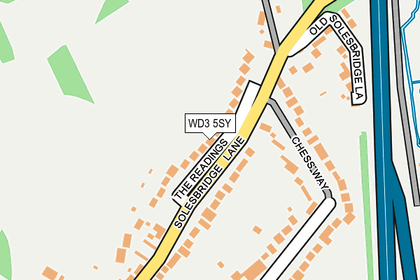 WD3 5SY map - OS OpenMap – Local (Ordnance Survey)