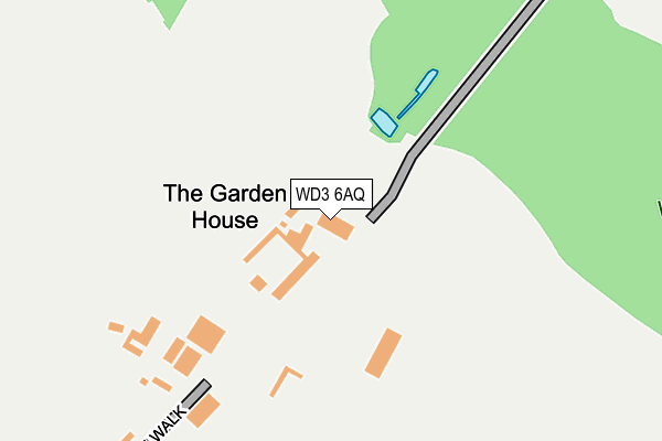 WD3 6AQ map - OS OpenMap – Local (Ordnance Survey)