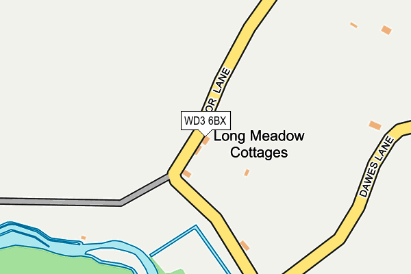 WD3 6BX map - OS OpenMap – Local (Ordnance Survey) WD3 6BX map - OS OpenMap – Local (Ordnance Survey)
