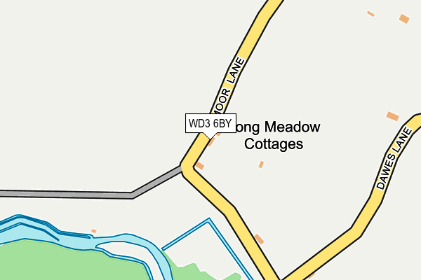 WD3 6BY map - OS OpenMap – Local (Ordnance Survey) WD3 6BY map - OS OpenMap – Local (Ordnance Survey)