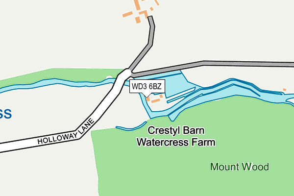WD3 6BZ map - OS OpenMap – Local (Ordnance Survey) WD3 6BZ map - OS OpenMap – Local (Ordnance Survey)