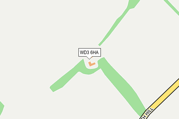 WD3 6HA map - OS OpenMap – Local (Ordnance Survey) WD3 6HA map - OS OpenMap – Local (Ordnance Survey)