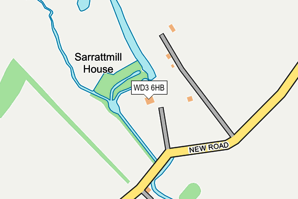WD3 6HB map - OS OpenMap – Local (Ordnance Survey) WD3 6HB map - OS OpenMap – Local (Ordnance Survey)