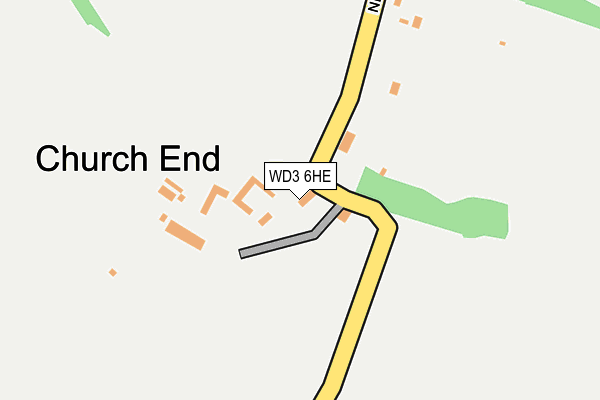 WD3 6HE map - OS OpenMap – Local (Ordnance Survey) WD3 6HE map - OS OpenMap – Local (Ordnance Survey)