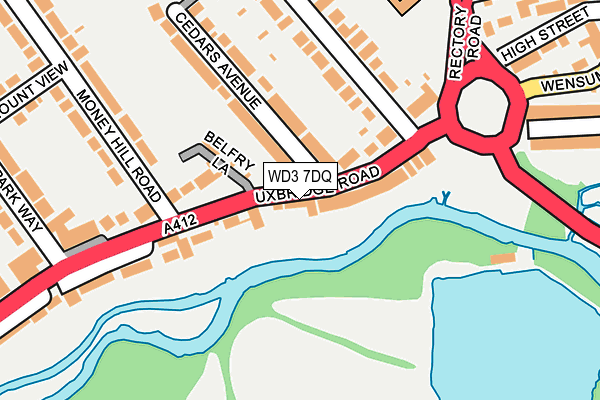 WD3 7DQ map - OS OpenMap – Local (Ordnance Survey) WD3 7DQ map - OS OpenMap – Local (Ordnance Survey)