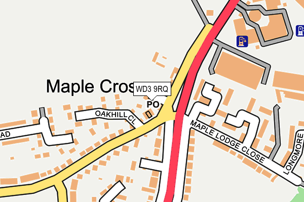 WD3 9RQ map - OS OpenMap – Local (Ordnance Survey) WD3 9RQ map - OS OpenMap – Local (Ordnance Survey)