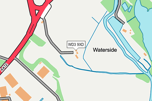 WD3 9XD map - OS OpenMap – Local (Ordnance Survey) WD3 9XD map - OS OpenMap – Local (Ordnance Survey)