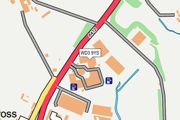 WD3 9YS map - OS OpenMap – Local (Ordnance Survey) WD3 9YS map - OS OpenMap – Local (Ordnance Survey)