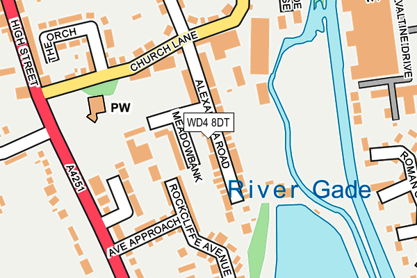 WD4 8DT map - OS OpenMap – Local (Ordnance Survey) WD4 8DT map - OS OpenMap – Local (Ordnance Survey)