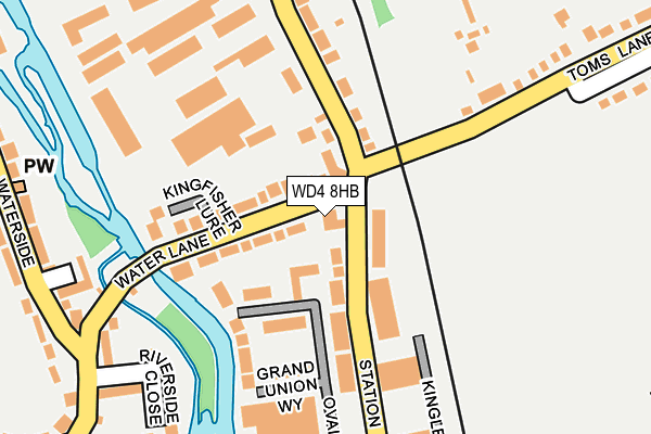 WD4 8HB map - OS OpenMap – Local (Ordnance Survey) WD4 8HB map - OS OpenMap – Local (Ordnance Survey)