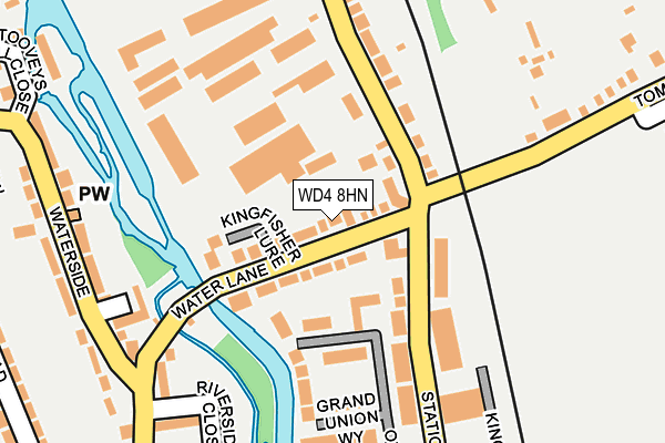 WD4 8HN map - OS OpenMap – Local (Ordnance Survey) WD4 8HN map - OS OpenMap – Local (Ordnance Survey)