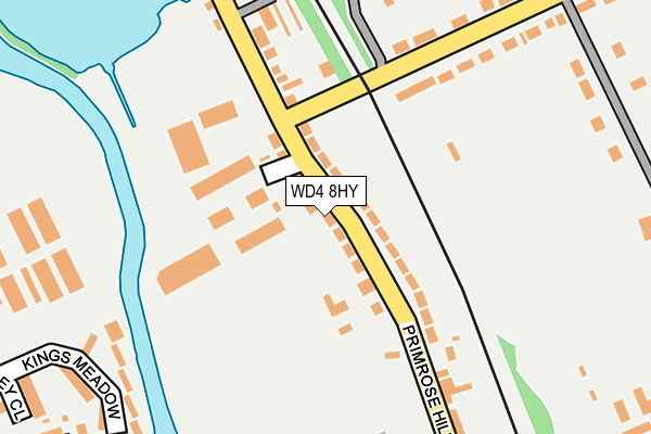 WD4 8HY map - OS OpenMap – Local (Ordnance Survey) WD4 8HY map - OS OpenMap – Local (Ordnance Survey)