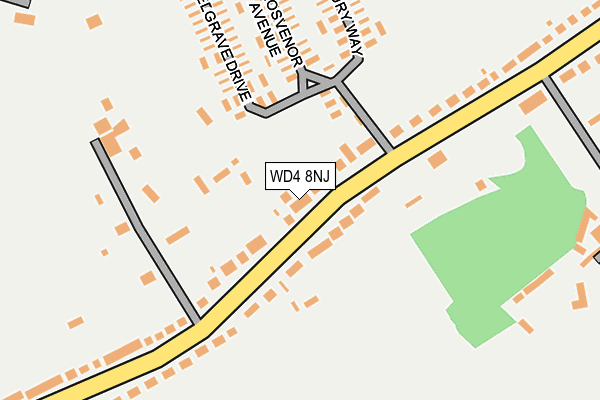 WD4 8NJ map - OS OpenMap – Local (Ordnance Survey) WD4 8NJ map - OS OpenMap – Local (Ordnance Survey)