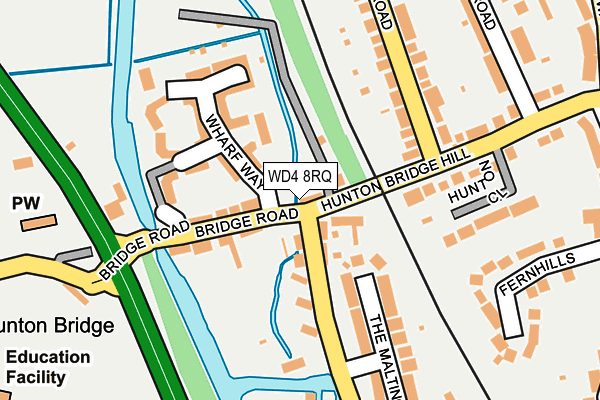 WD4 8RQ map - OS OpenMap – Local (Ordnance Survey) WD4 8RQ map - OS OpenMap – Local (Ordnance Survey)