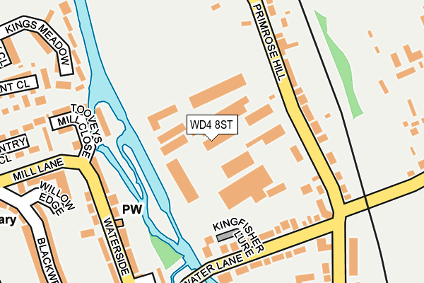 WD4 8ST map - OS OpenMap – Local (Ordnance Survey) WD4 8ST map - OS OpenMap – Local (Ordnance Survey)