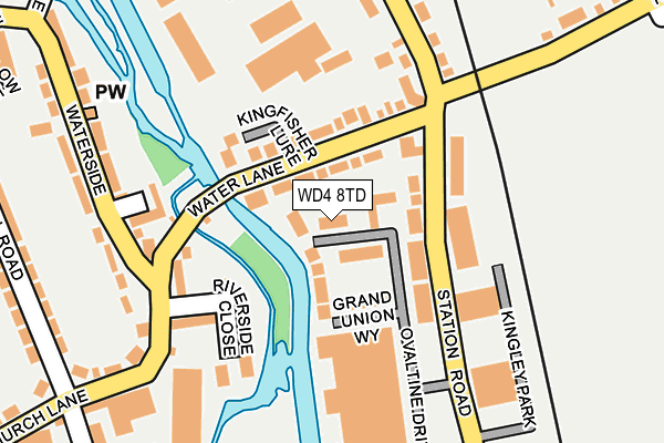WD4 8TD map - OS OpenMap – Local (Ordnance Survey) WD4 8TD map - OS OpenMap – Local (Ordnance Survey)