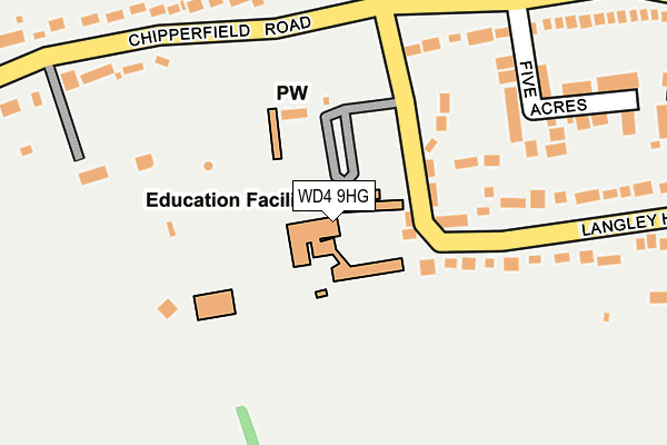 WD4 9HG map - OS OpenMap – Local (Ordnance Survey) WD4 9HG map - OS OpenMap – Local (Ordnance Survey)