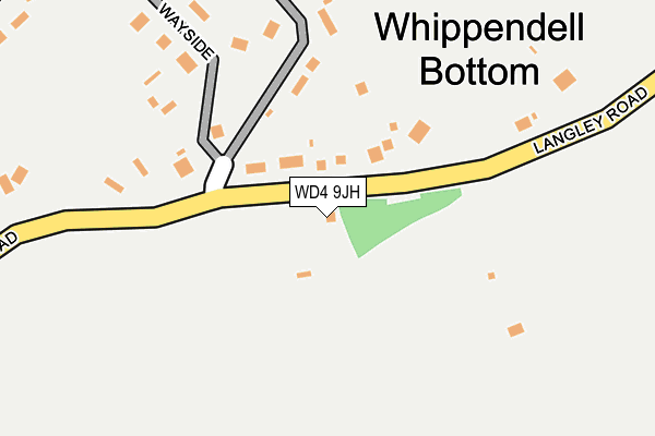WD4 9JH map - OS OpenMap – Local (Ordnance Survey) WD4 9JH map - OS OpenMap – Local (Ordnance Survey)
