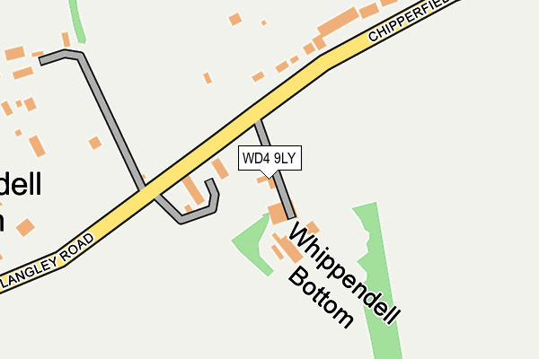 WD4 9LY map - OS OpenMap – Local (Ordnance Survey) WD4 9LY map - OS OpenMap – Local (Ordnance Survey)