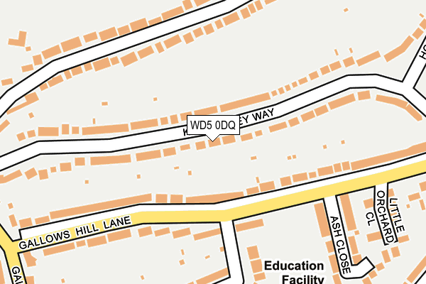 WD5 0DQ map - OS OpenMap – Local (Ordnance Survey) WD5 0DQ map - OS OpenMap – Local (Ordnance Survey)