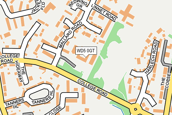 WD5 0GT map - OS OpenMap – Local (Ordnance Survey) WD5 0GT map - OS OpenMap – Local (Ordnance Survey)