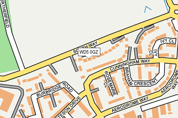 WD5 0GZ map - OS OpenMap – Local (Ordnance Survey) WD5 0GZ map - OS OpenMap – Local (Ordnance Survey)